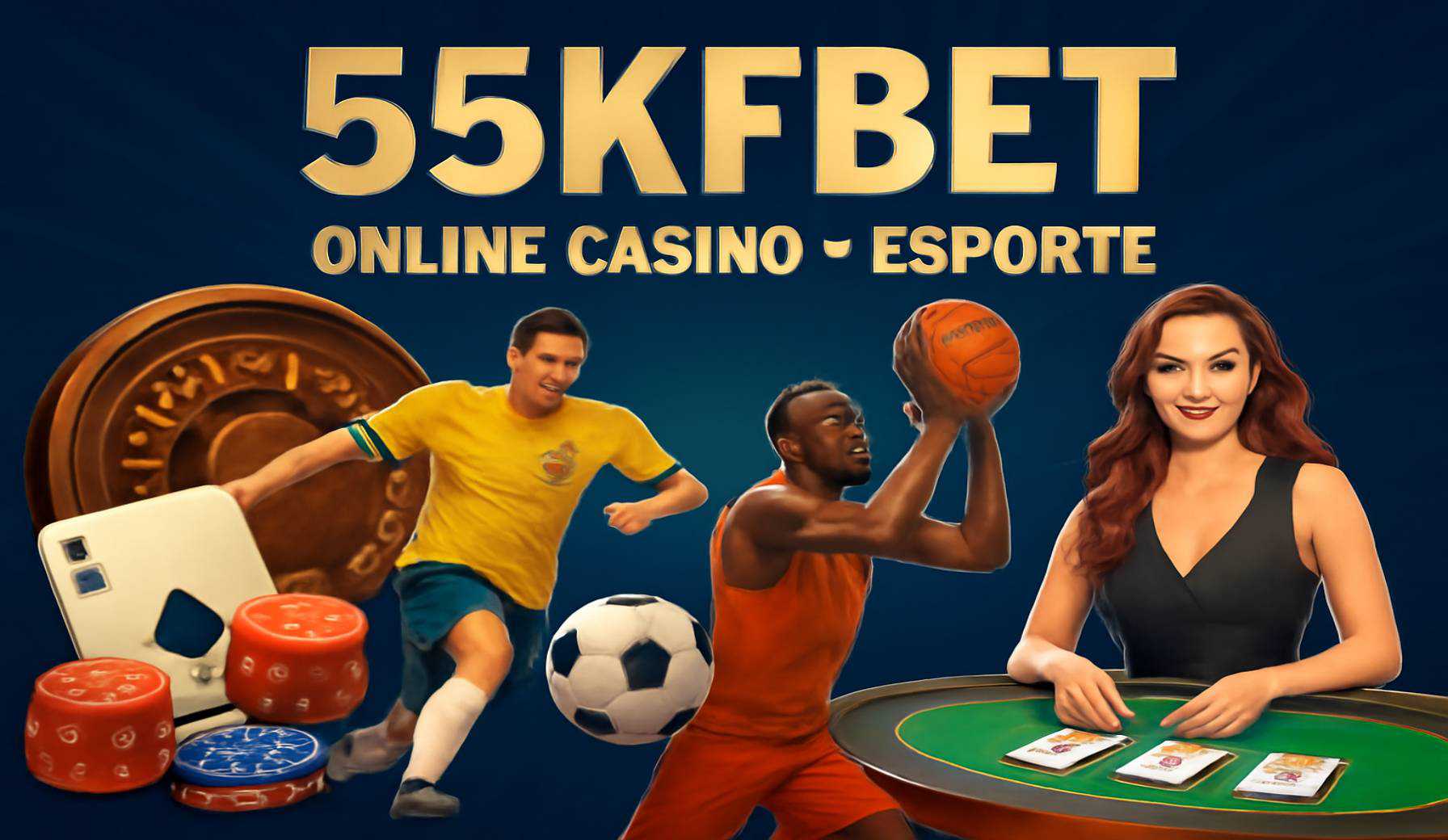 Apostas esportivas no cassino online 55KFBET