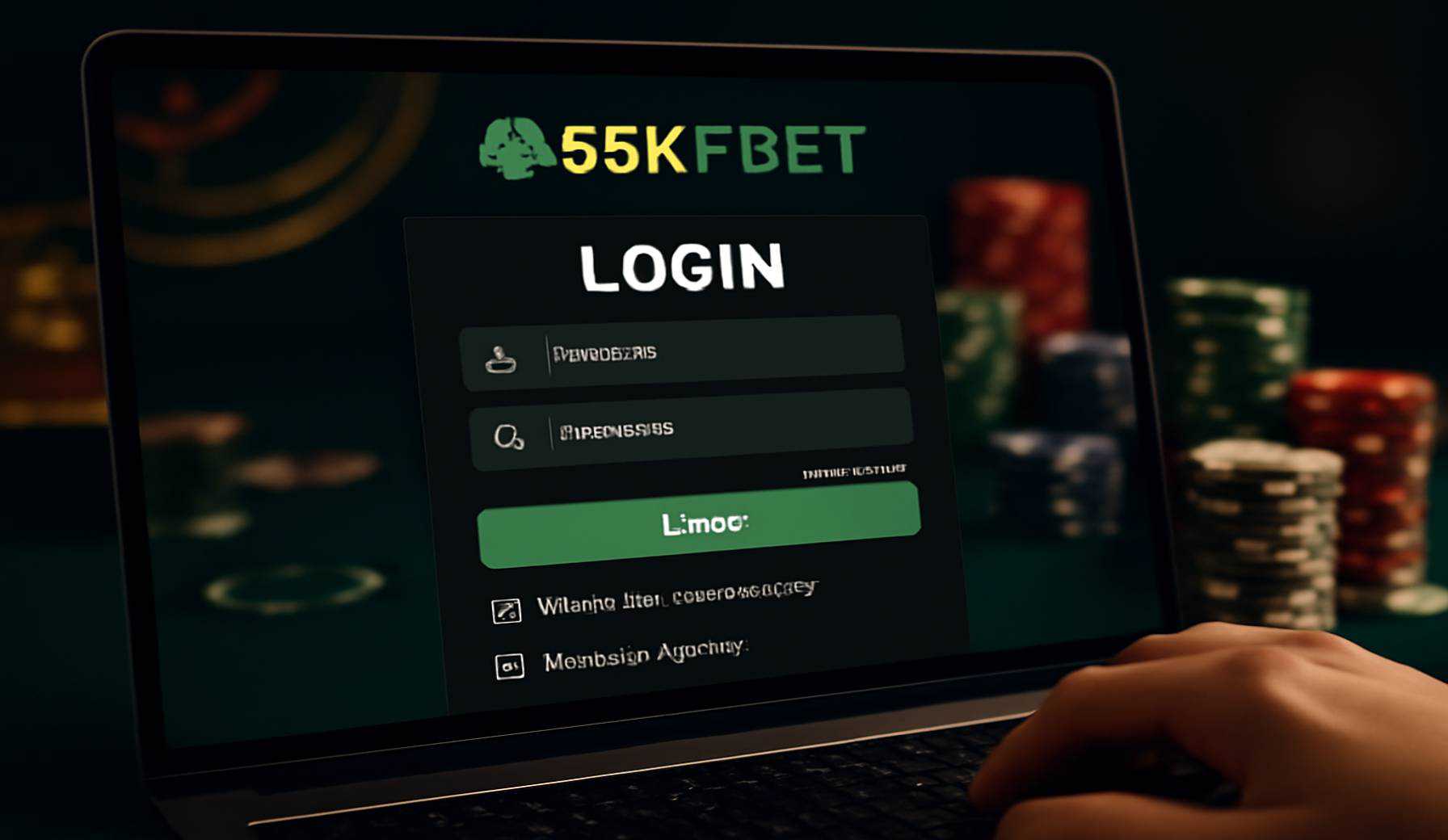 Criar uma nova Conta no plataforma 55KFBET